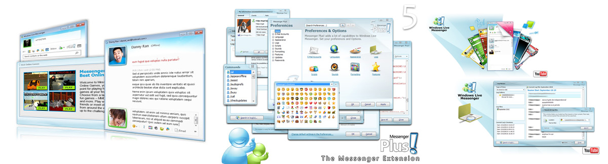 User Interface: Messenger Plus! For Windows Live Messenger