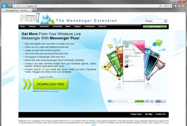 Past Web: Messenger Plus!